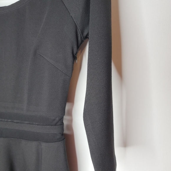 Lulu's Fit and Flare Black Skater Dress - Picture 3 of 10